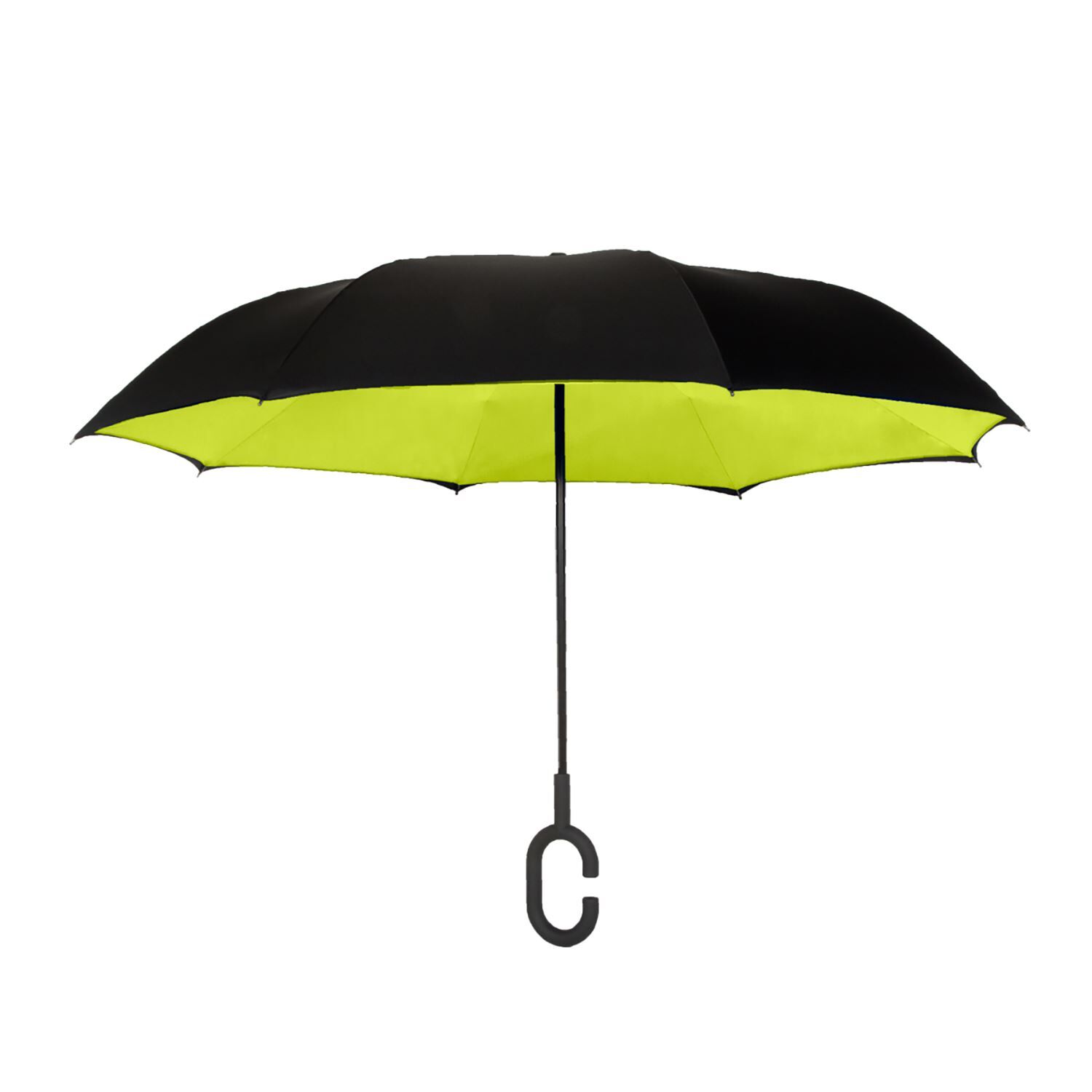 Custom Branded ShedRain Umbrellas - Black/Sour-Apple