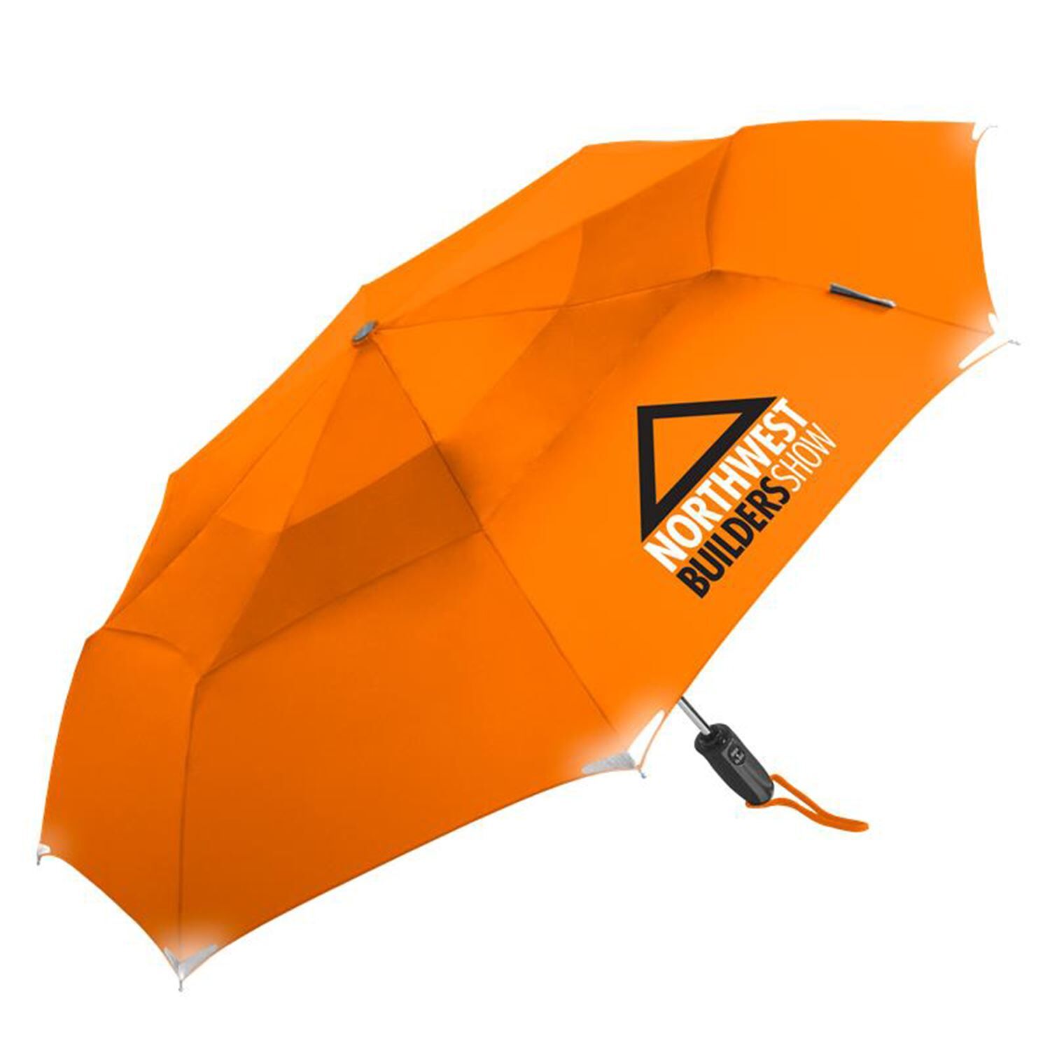 Custom Branded ShedRain Umbrellas - Mesa-Orange