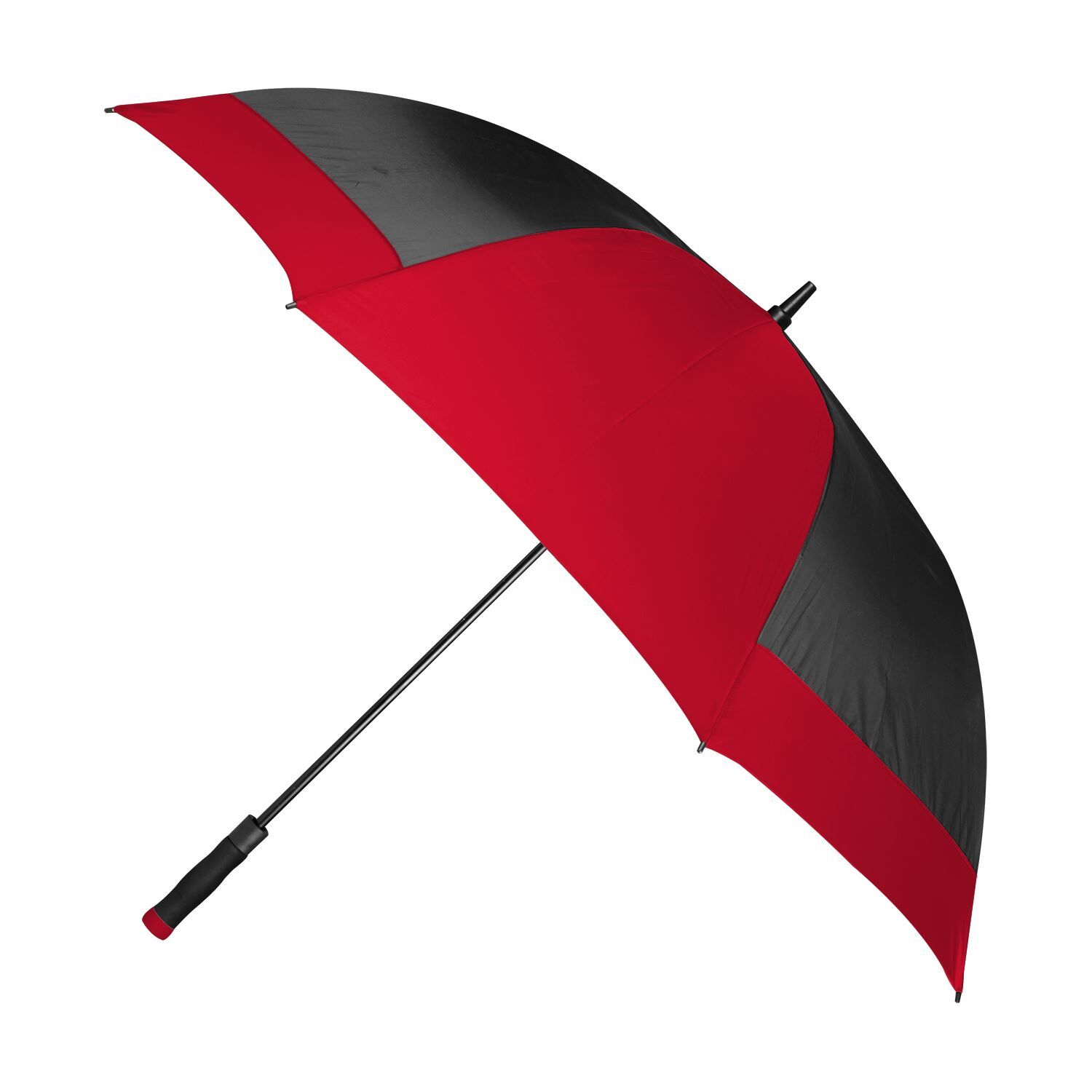 Custom Branded ShedRain Umbrellas - Black/Red