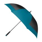 Custom Branded ShedRain Umbrellas - Black/Teal