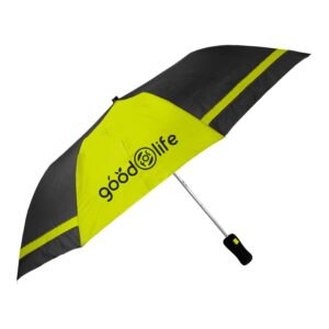 Branded ShedRain® Wedge Jr. Auto Open Compact Black/Lime