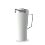 Branded 32 Oz Stainless Steel Mug White