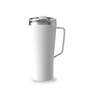 Branded 32 Oz Stainless Steel Mug White