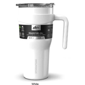 Branded 40 oz Hydrapeak Roadster Tumbler White