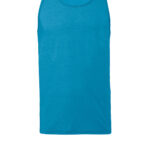 Branded Bella + Canvas Unisex Jersey Tank Aqua Triblend