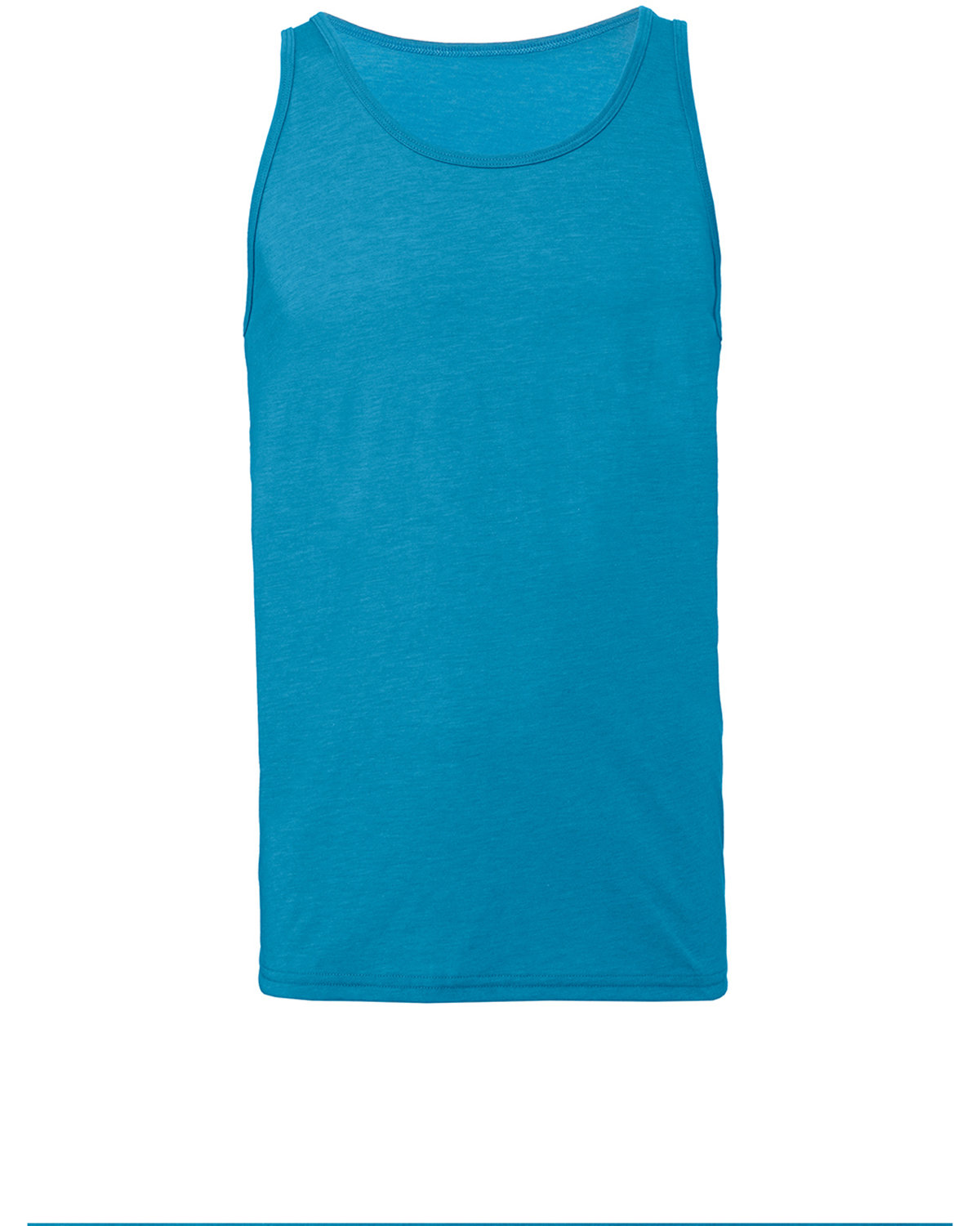 Branded Bella + Canvas Unisex Jersey Tank Aqua Triblend