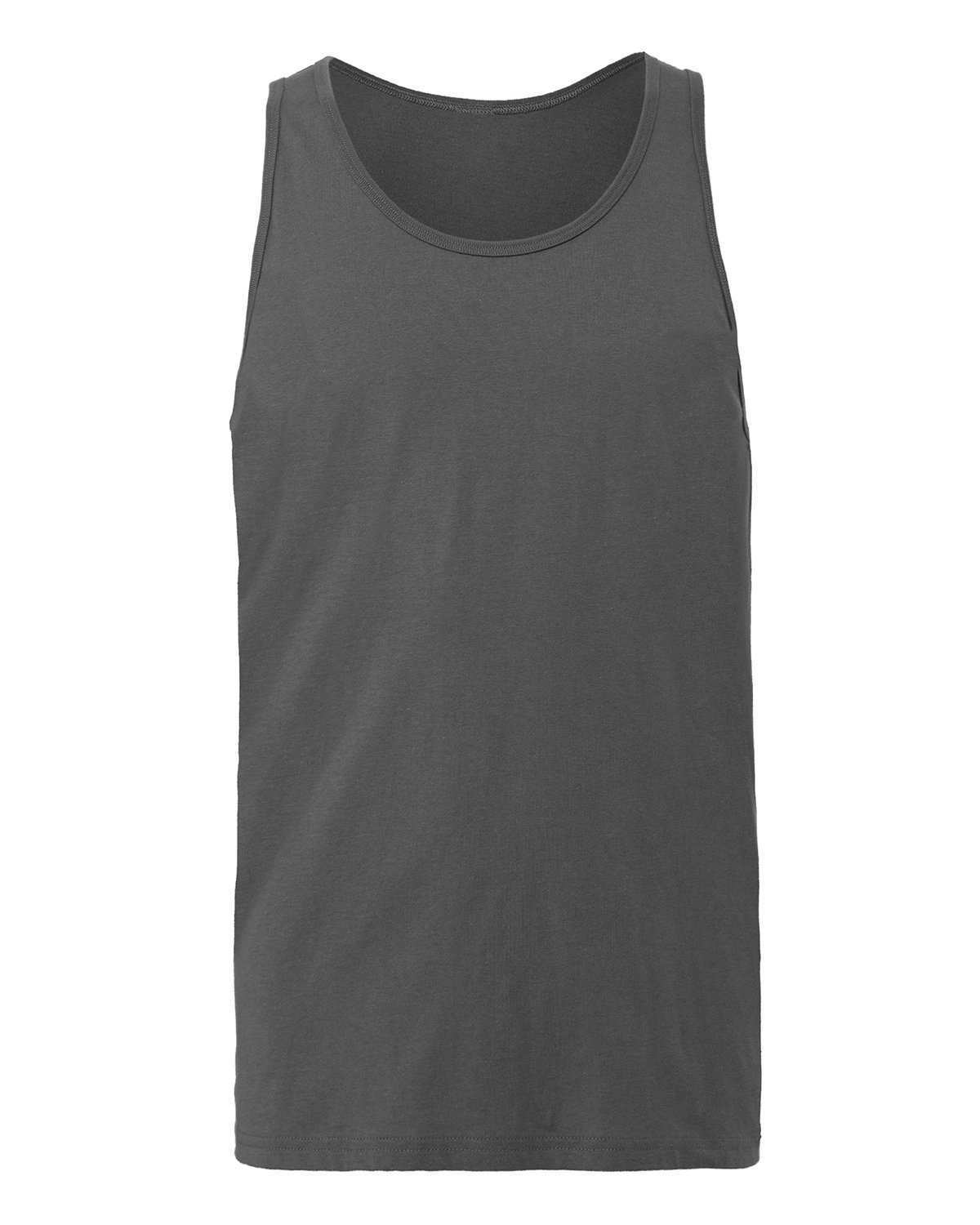 Branded Bella + Canvas Unisex Jersey Tank Asphalt