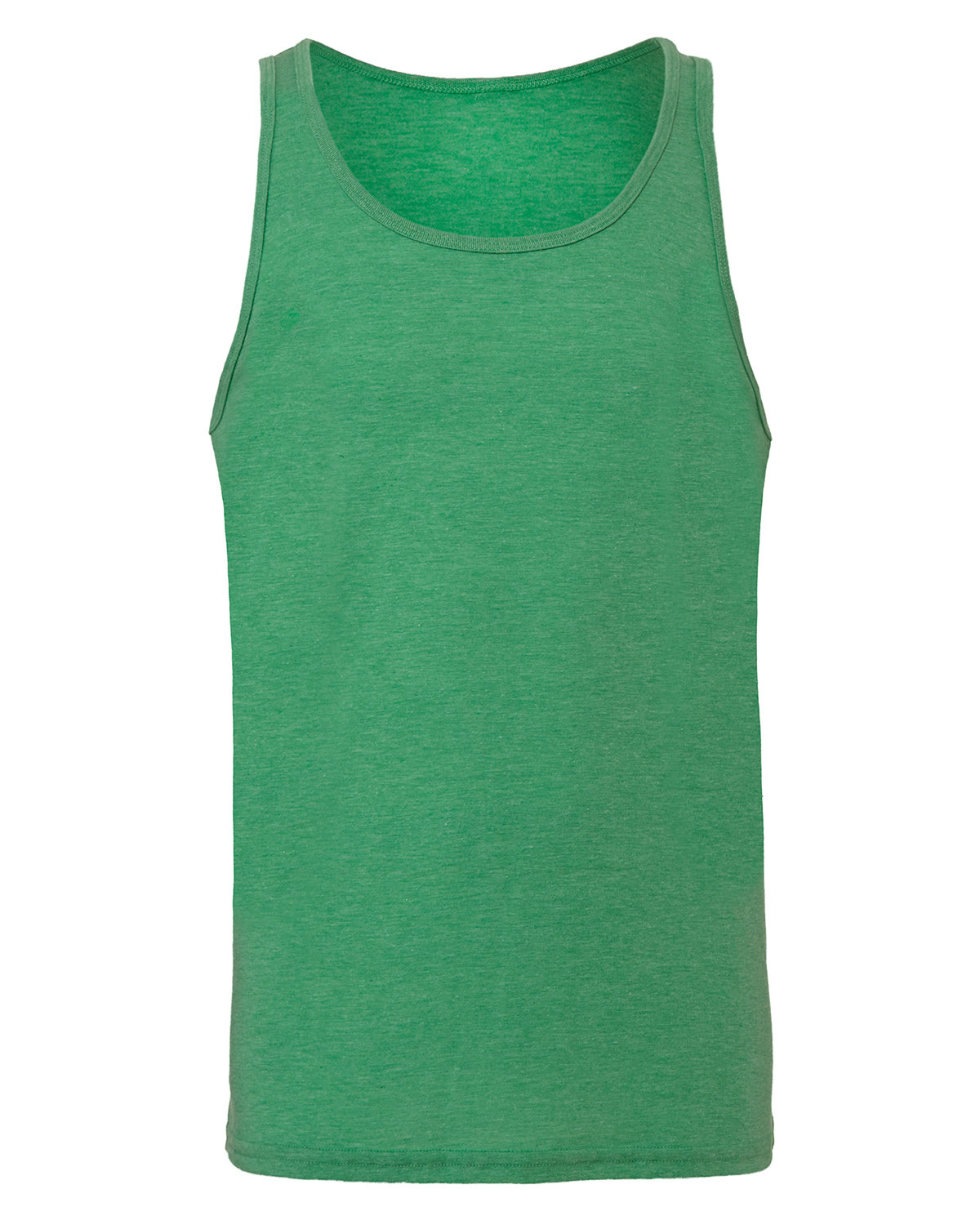 Branded Bella + Canvas Unisex Jersey Tank Green Triblend