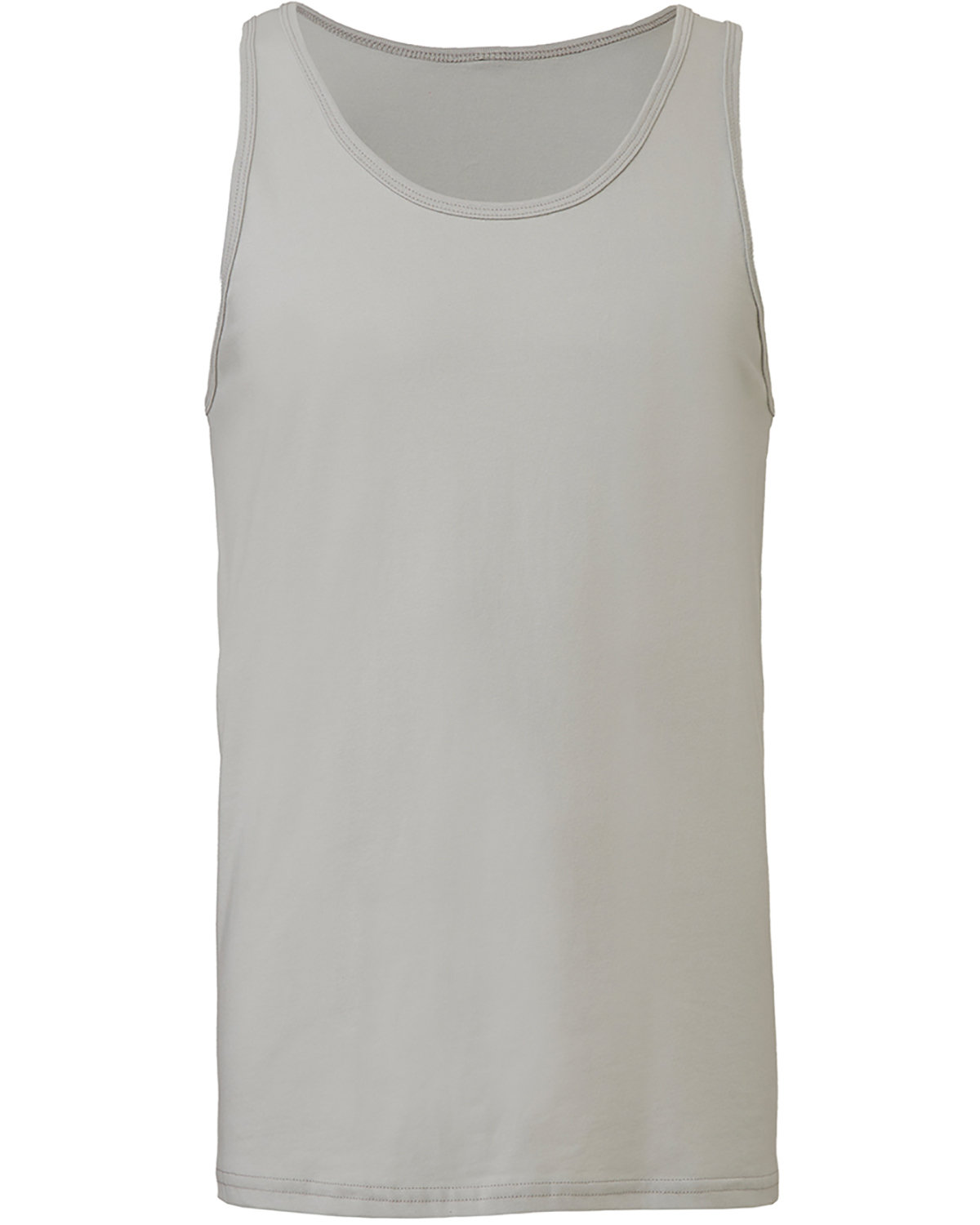 Branded Bella + Canvas Unisex Jersey Tank Silver