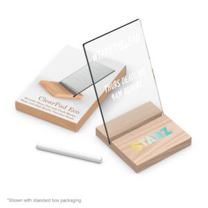 Branded ClearPad Eco Clear Acrylic/Wood