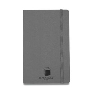 Branded Moleskine Hard Cover Ruled Large Notebook Slate Grey