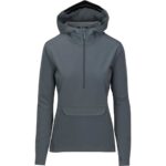 Branded Ladies Skyline Soft Shell Half Zip Grey