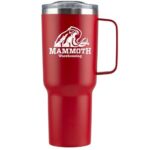 Custom Branded Mammoth 40 Oz Vacuum Insulated Mug - Red