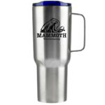 Branded Mammoth 40 Oz Vacuum Insulated Mug Stainless Blue