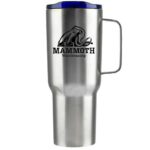 Custom Branded Mammoth 40 Oz Vacuum Insulated Mug - Stainless Blue