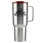 Custom Branded Mammoth 40 Oz Vacuum Insulated Mug - Stainless Red