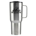 Custom Branded Mammoth 40 Oz Vacuum Insulated Mug - Stainless Smoke