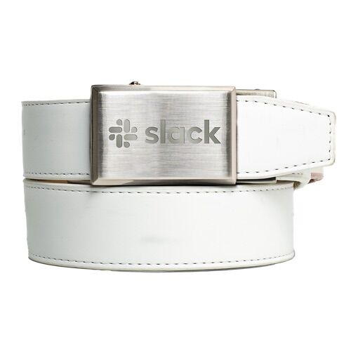 Custom Branded Nexbelt Golf Belt - White
