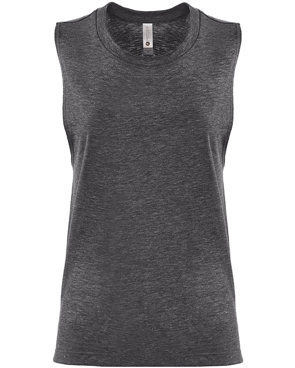 Branded Next Level ™ Women’s Festival Muscle Tank Charcoal