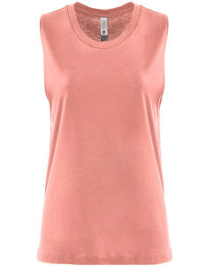 Branded Next Level ™ Women’s Festival Muscle Tank Desert Pink