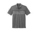 Branded TravisMathew Coto Performance Chest Stripe Polo Dark Grey