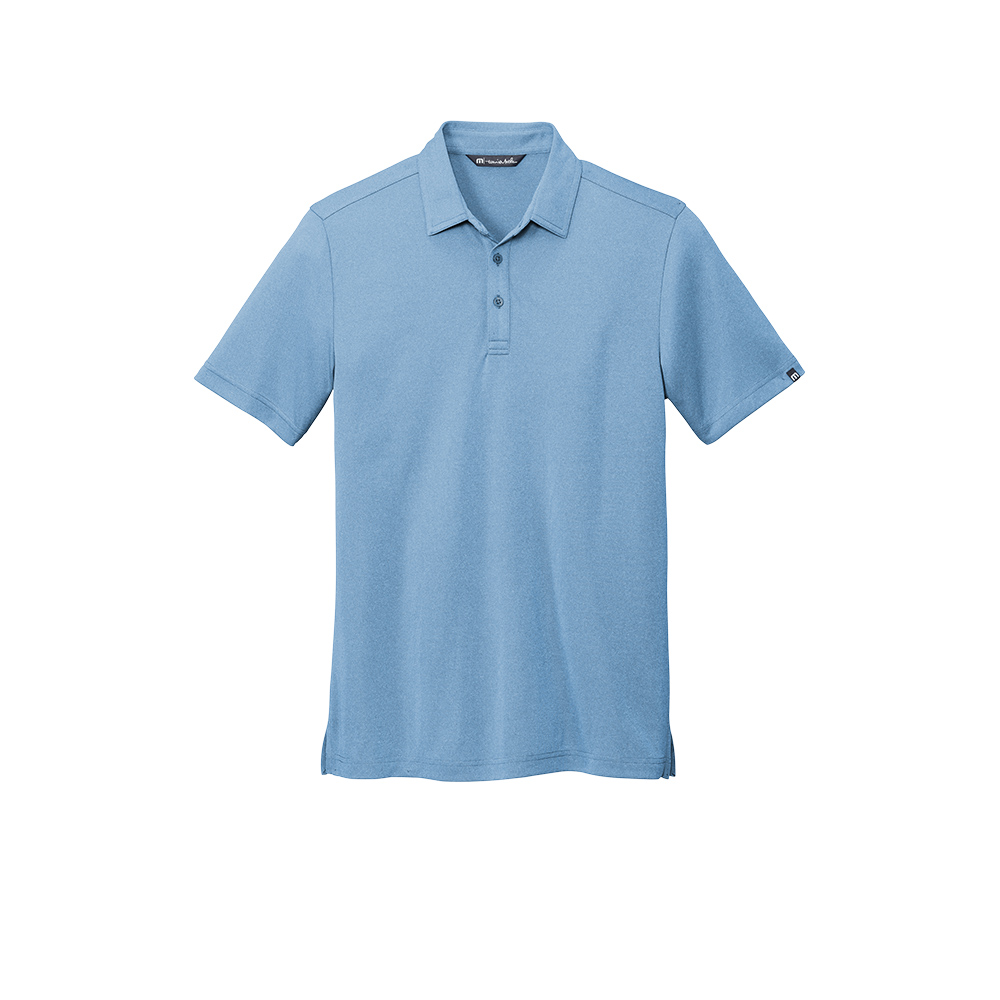 Custom Branded TravisMathew Polos - Brillian Blue Heather