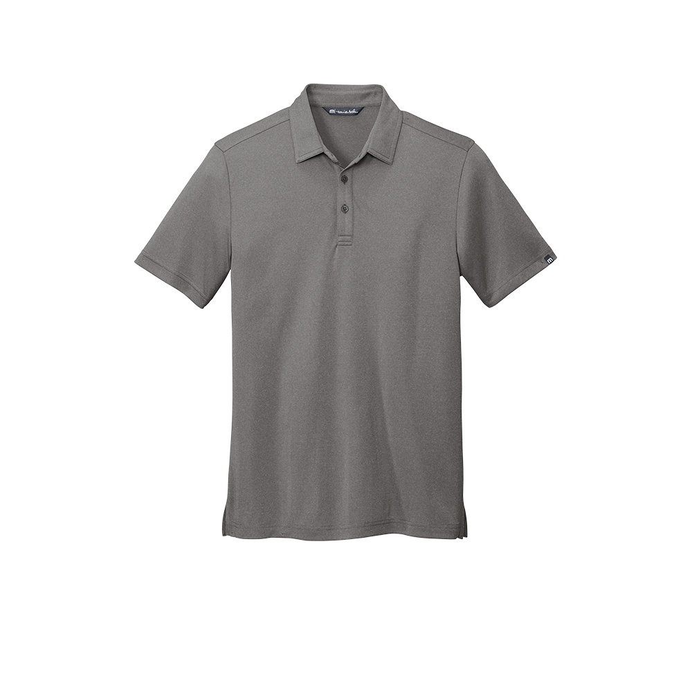 Custom Branded TravisMathew Polos - Quiet Shade Grey Heather