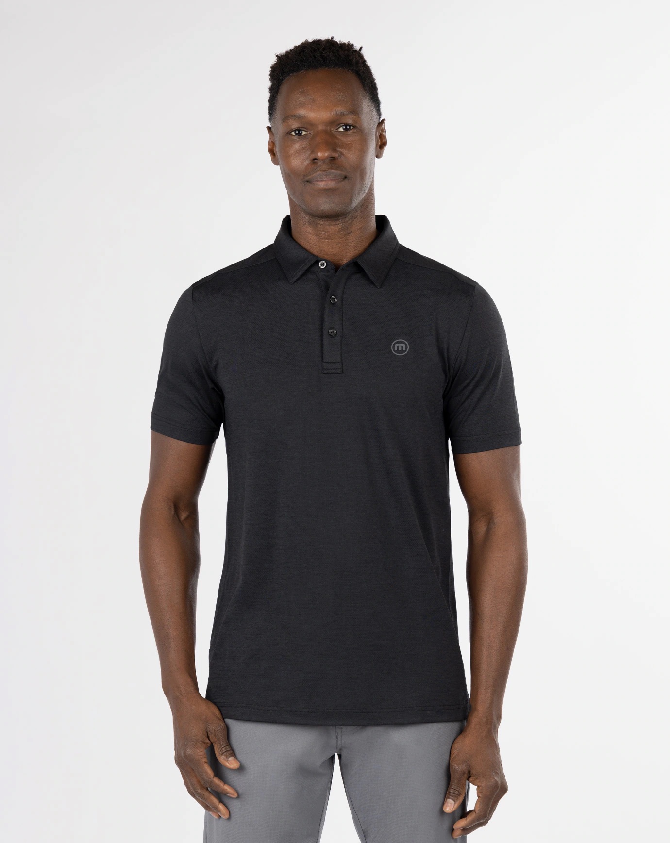 Branded TravisMathew Heating Up Golf Polo Black