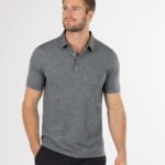 Custom Branded TravisMathew Polos - Heather Grey