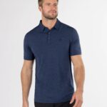 Custom Branded TravisMathew Polos - Heather Navy