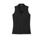 Branded TravisMathew Ladies Coto Performance Sleeveless Polo Black