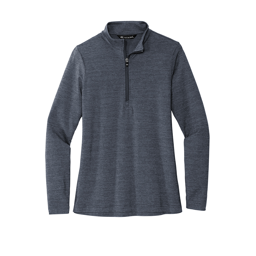 Custom Branded TravisMathew Quarter Zips - Vintage Indigo Heather