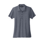 Branded TravisMathew Ladies Oceanside Heather Polo Blue Nights heather