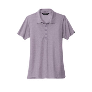 Branded TravisMathew Ladies Oceanside Heather Polo Purple Sage Heather