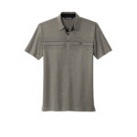 Branded TravisMathew Monterey Chest Stripe Polo Quiet Shade Grey