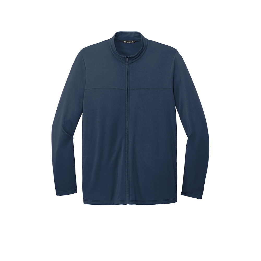 Branded TravisMathew Newport Full-Zip Fleece Blue Nights