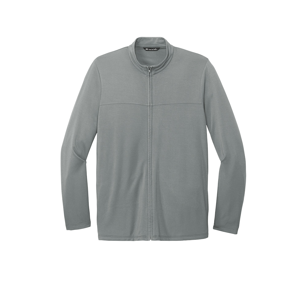 Branded TravisMathew Newport Full-Zip Fleece Quiet Shade Grey