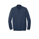 Branded TravisMathew Newport 1/4-Zip Fleece Blue Nights