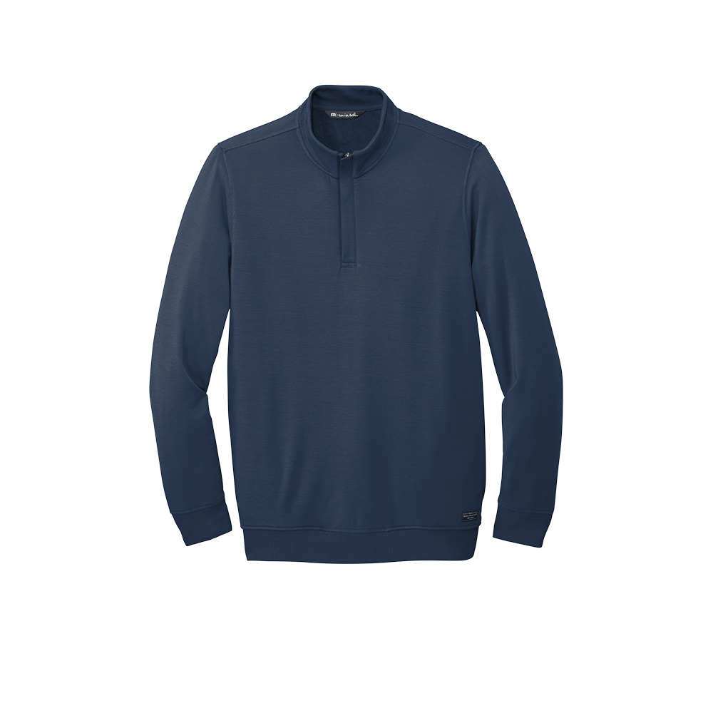 Branded TravisMathew Newport 1/4-Zip Fleece Blue Nights