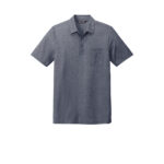 Branded TravisMathew Oceanside Heather Pocket Polo Blue Nights Heather