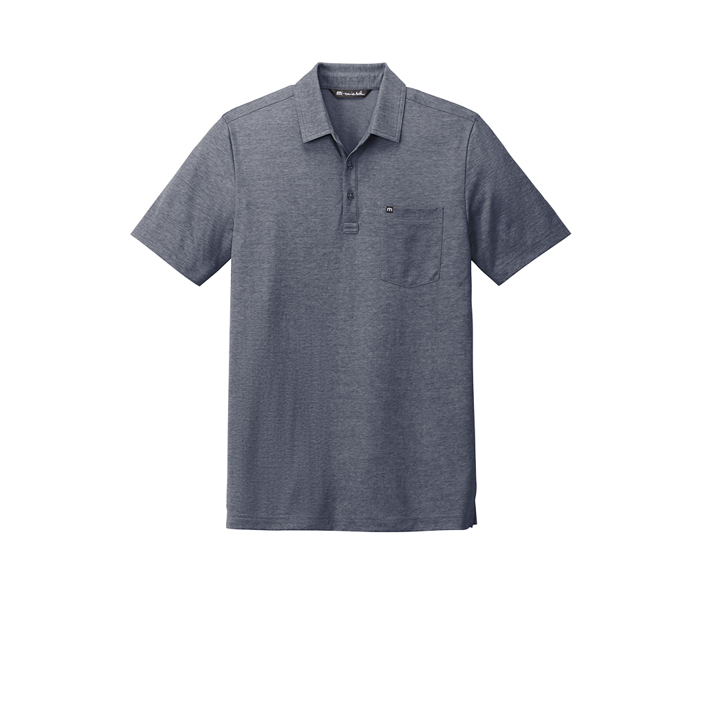 Custom Branded TravisMathew Polos - Blue Nights Heather