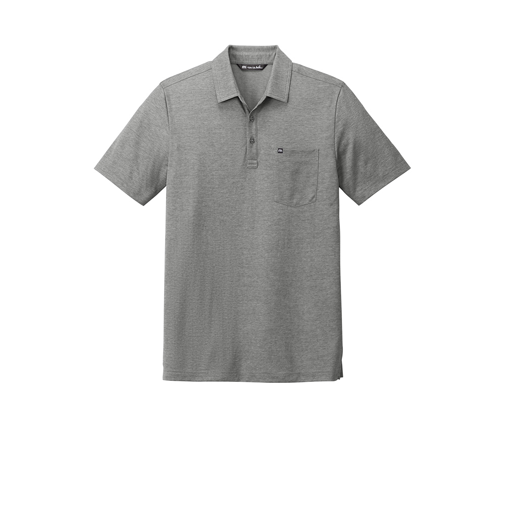 Custom Branded TravisMathew Polos - Quiet Shade Grey Heather