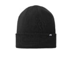 Branded TravisMathew Solid Cuffed Beanie Black