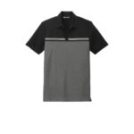 Branded TravisMathew Sunset Blocked Polo Black/ Dark Grey Heather