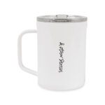 Branded CORKCICLE® Coffee Mug – 16 oz Gloss White