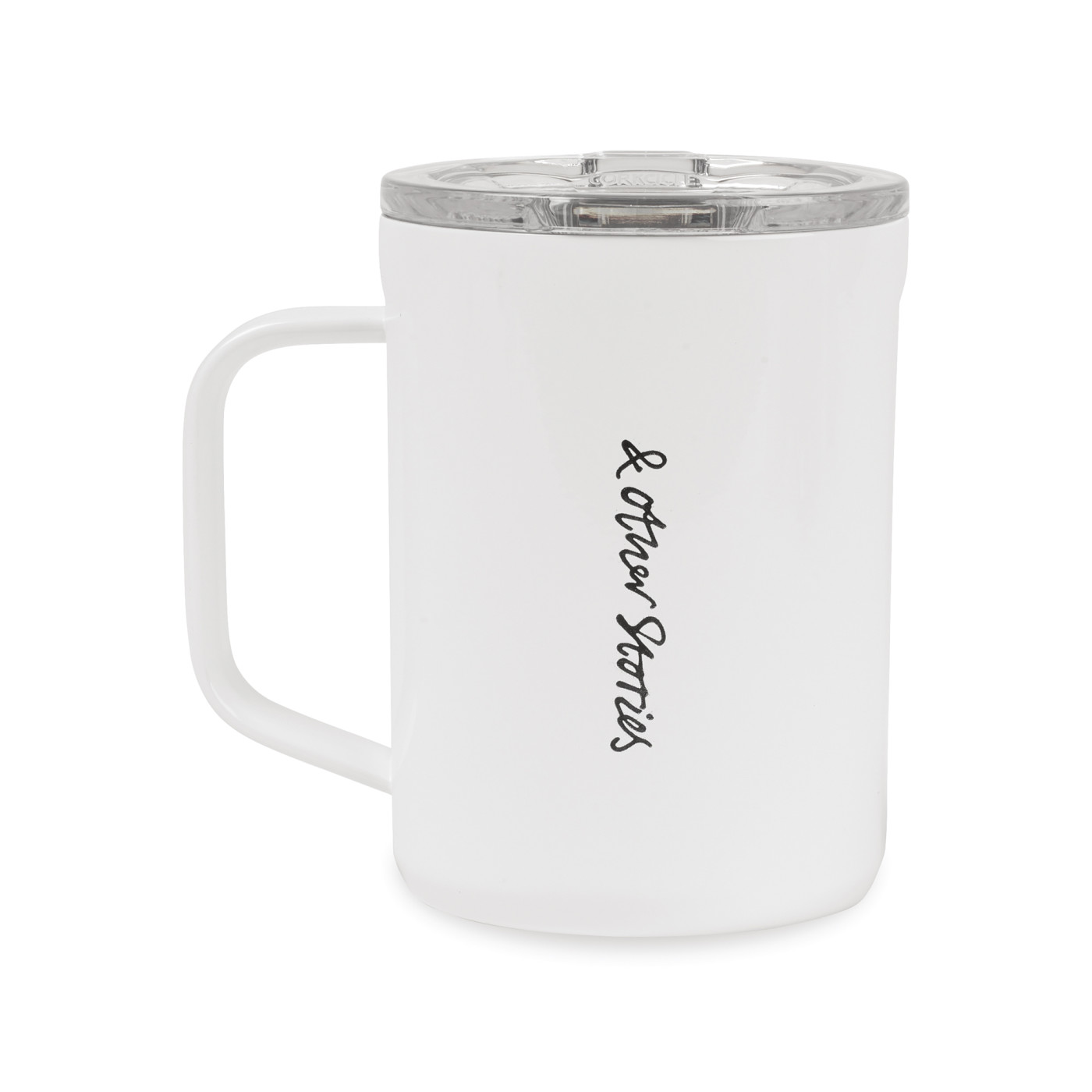 Custom Branded Corkcicle Drinkware - Gloss White