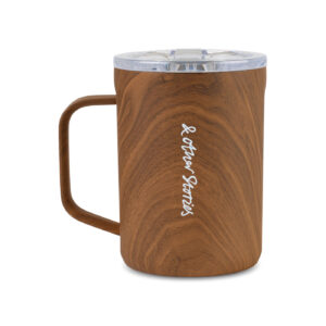 Branded CORKCICLE® Coffee Mug – 16 oz Walnut