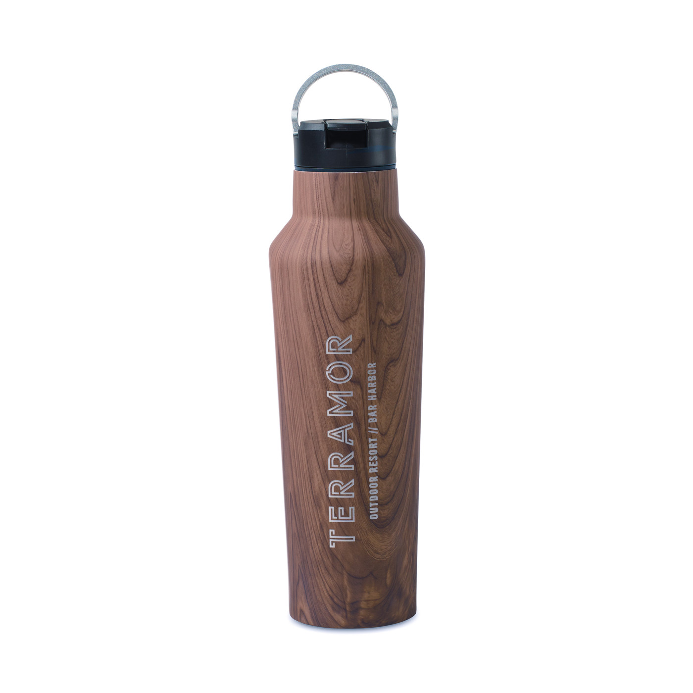 Custom Branded Corkcicle Drinkware - Walnut