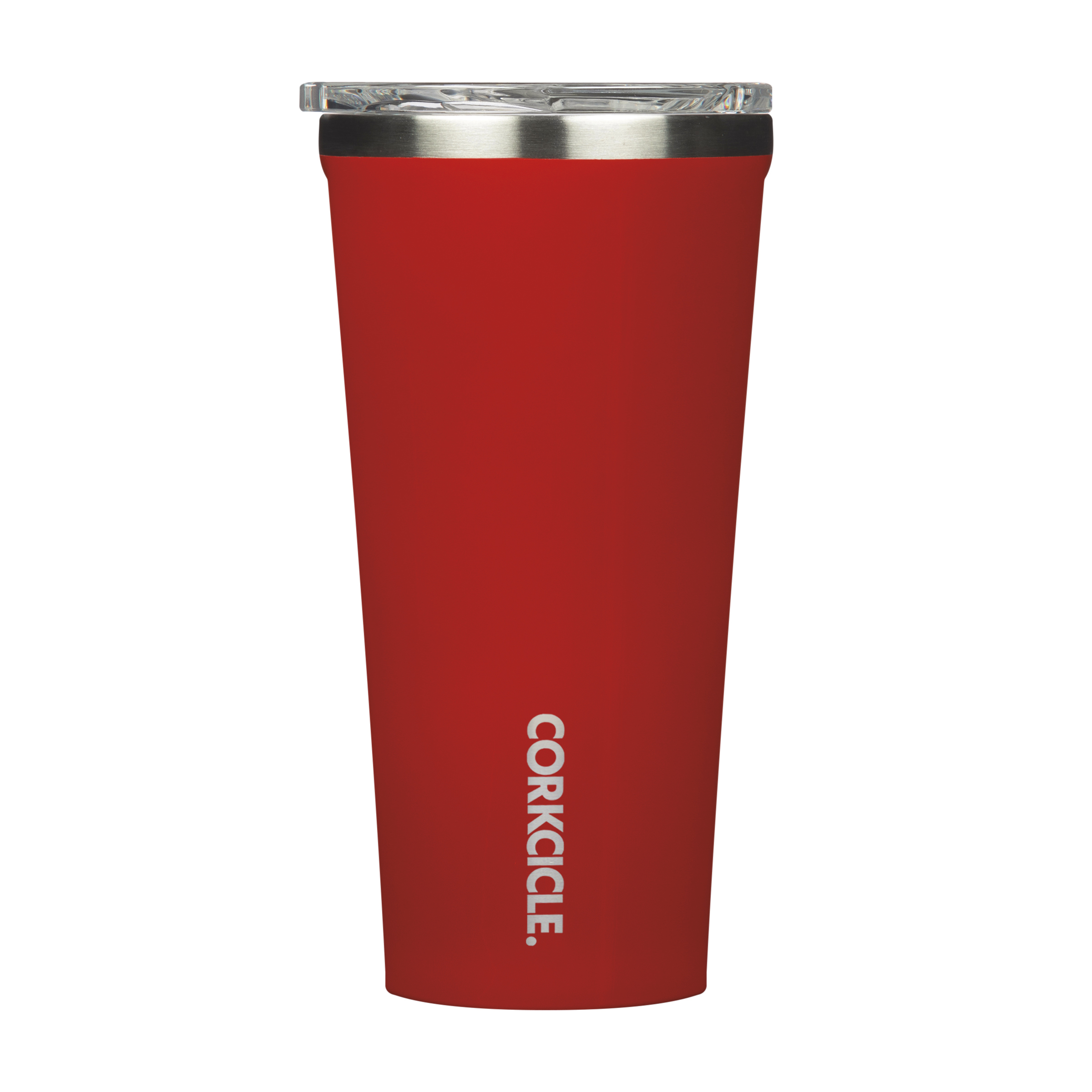 Branded CORKCICLE® Tumbler – 16 Oz. Cardinal Red