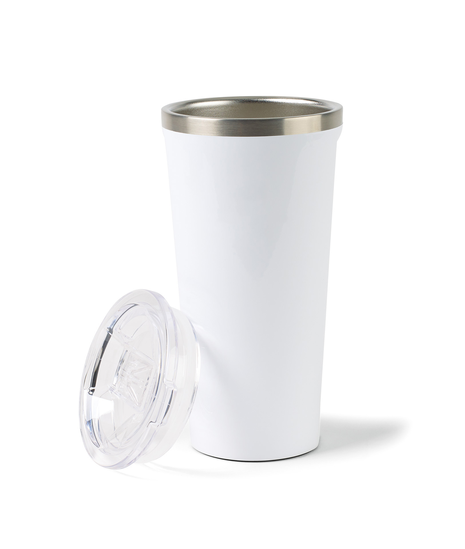 Custom Branded Corkcicle Drinkware - Gloss White